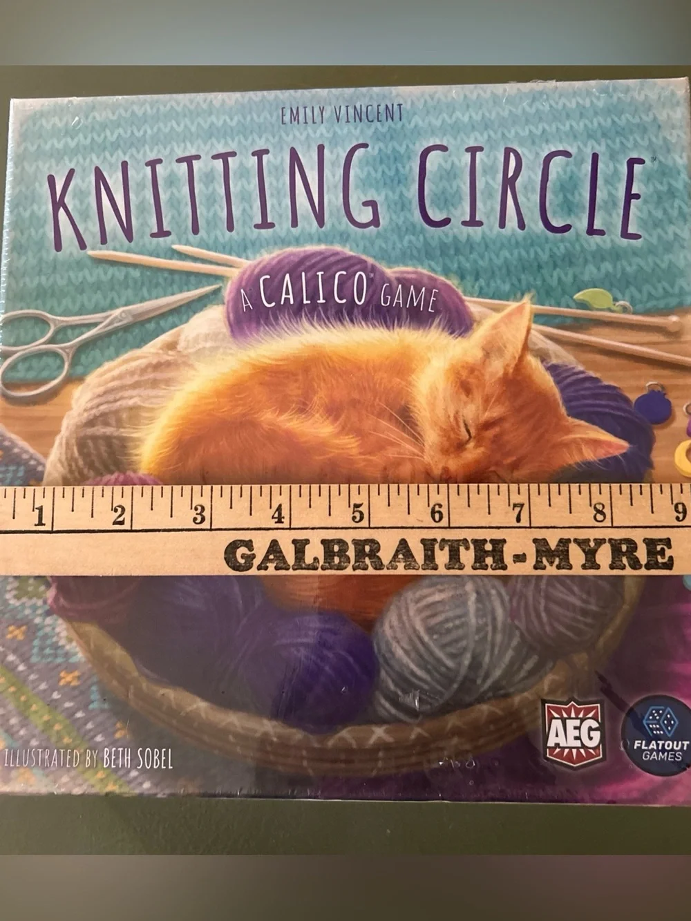Knitting Circle: A Calico Game Board Game 1-4 Players New Sealed